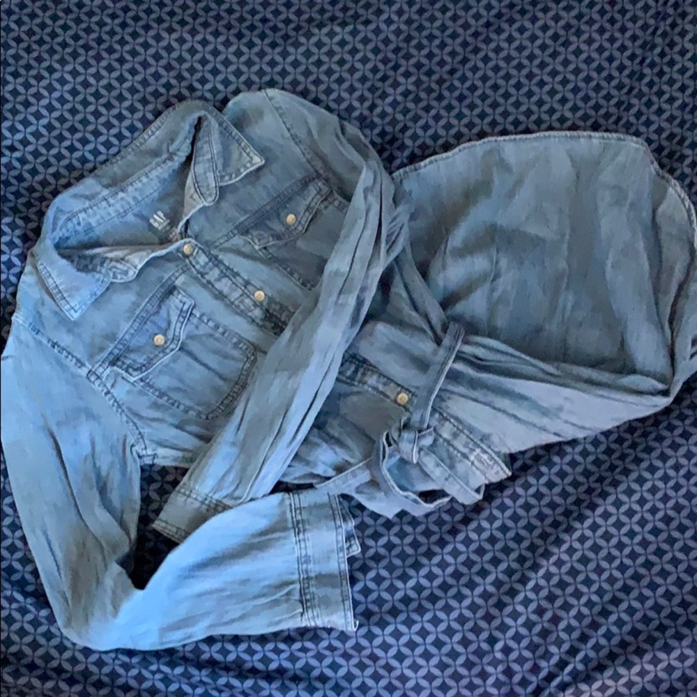 Girls chambray dress